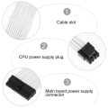 Miniatyrbillede 3 af 3: 1 sæt Atx-kableforlængelsessæt med ærme Pcie Gpu-forlængerledning Computertilbehør