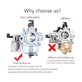 Miniatyrbilde 3 av 5: Forgasser for Gx390 Gx340 Motor 11hk 13hk Motor 16100-ze3-v01 Vannpumper Wt40xk1 Wt40xk2 Wt40xk [db]