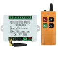 Pikkukuva 1 / 5: Universaali kaukosäädin 433mhz Dc12v 24v 220v 4ch relevastaanotin ja lähetin langaton Rf kaukosäädin [DB]