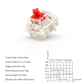 Pikkukuva 3 / 5: Gateron G Pro 2.0 -kytkimet Smd Rgb Lineaariset Taktiiliset Voideltu Kytkimet 3-napaiset Spot-valot [DB] 3