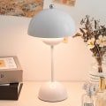Miniatyrbillede 2 af 5: LED Blomsterpot Bordlampe, Moderne Macaron Lampe, Dæmpbar Bordlampe med 3 Farver [DB] White