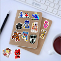 Miniatyrbilde 2 av 4: 50 stk Five Nights At Freddy's Spill Graffitiklistremerker Vanntette Fnaf Dekaler for Vannflasker, Bærbar PC, Telefon, Skateboard, Bagasje [DB]