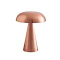 Miniatyrbillede 1 af 5: Mushroom LED Bar Bordlampe - Luksus Hotel Cafe Udendørs Bord - Sengebord USB Opladning Nattelys DB Rose gold