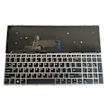 Pikkukuva 4 / 5: Kannettavan tietokoneen näppäimistö taustavalaistu +kehys HP Probook 450 G5 455 G5 470 G5 -näppäimistöille [db] Silver frame
