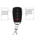 Miniatyrbillede 2 af 5: 4 stk. Universal Garageportåbner Fjernbetjening 433mhz Elektrisk Kloning Kontrol Nøgle Fob Åbner DB 2pcs remote control