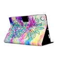 Pikkukuva 4 / 5: Kuvioitu nahkainen tablettikotelo Samsung Galaxy Tab A9+:lle, korttipaikoilla [DB] Colorful Pineapple