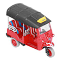 Miniatyrbild 4 av 4: Dra Tillbaka Thailändsk Trehjuling Simulering Legering Tuk Tuk Bilmodell Leksak Barn Fordonsleksak [DB] Red