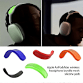 Pikkukuva 3 / 5: 5 kpl Silikonipääpantasuojukset AirPods Max -kuulokkeille, pehmeät kuulokepannan pehmusteet, yhteensopivat varaosatarvikkeet, kestävät, hienkestävät [DB] Red