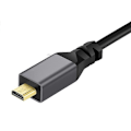 Miniatyrbild 4 av 5: Typ A 0.5-2.4m 4K Micro HDMI till HDMI Spiralkabel Förlängningskabel Hane till Hane HDMI2.0 Flexibel Spiral [db]
