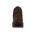 Miniatyrbilde 4 av 4: Nordvek 100% ekte damevotter i saueskinn med oppbrettbar mansjett # 308-100 [DB] Chocolate