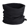 Miniatyrbild 1 av 5: Unisex Vinter Utomhus Solid Färg Mjuk Tjock Fleece Halsvärmare Gaiter Cover Hat DB Black
