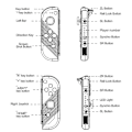 Miniatyrbild 3 av 5: Joy Pad Handkontroll V/H Gamepad för Switch Ersättningsgamepad [DB]