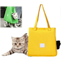 Miniatyrbild 1 av 5: Petm Katt Tote Bag, Djurväska, Katt Tote Bag Bärsele, Katt Promenad Väska, Katt Tote Bag Bärsele Walker Benhål, Multifunktionell Djur Ryggsäck [DB] Yellow
