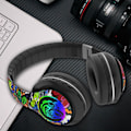 Miniatyrbilde 2 av 3: Hodemontert Bluetooth-headset Trådløst Bluetooth-headset Graffiti Live-headset [DB] B