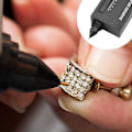 Pikkukuva 2 / 5: Timanttitesteri, ammattimainen timantintunnistin 60x mini-LED-suurennuslasilla, timanttitestikynä [db]