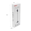 Miniatyrbilde 4 av 4: STARTRC 10cm Lightning til Micro USB Konverteringskontakt Datakabel for DJI Mavic Mini / Air, Shark Fjernkontroll [DB]
