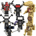 Miniatyrbild 1 av 5: Skibidi Toalett Titan Kameraman Byggsten Set Kompatibel Med Db 5 PCS 1 5 Pcs