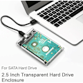 Miniatyrbild 2 av 6: Typ-C USB 3.1 till SATA dator extern hårddisk disk HDD hölje för 2,5 tum 9,5 mm tjocklek Solid State hårddisk SSD låda [DB]