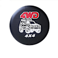 Miniatyrbild 1 av 3: Universal Auto Reservhjul Däcköverdrag db cy63 16 inch
