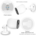 Miniatyrbilde 3 av 3: 3-pakning Justerbart Veggfeste for Arlo HD/Arlo Pro/Arlo Pro2/Arlo Go/Arlo Ultra/Wyze Cam Pan Hjemmekamera Monteringsbrakett Utendørs Innendørs For [db] 3PCS