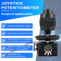 Miniatyrbillede 4 af 5: 4-akset joystick potentiometer knap controller til -d400x-r4 10k 4d forseglet rocker potentiometer