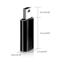 Miniatyrbild 2 av 5: Mini USB till USB-C Adapter USB-C Hona till Mini USB Hane Adapter USB-C Adapter [DB] Silver