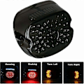 Miniatyrbilde 1 av 4: LED-ombygd spesial bakre multifunksjons LED-baklys med blinklys på baklys for Harley - Davidson [DB]