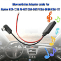 Miniatyrbilde 2 av 5: Bil Bluetooth AUX Adapter Trådløs Audio Telefonsamtale Håndfri Mikrofon for -121B AI-NET -9857 -98 Db black
