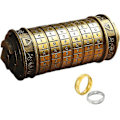 Miniatyrbillede 1 af 5: \"Da Vinci Code Mini Cryptex Til Jul Valentinsdag Mest Interessante Fødselsdagsgaver Til Kæreste Og Kæreste Hjernevrider Lås Puslespil [Db]