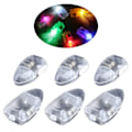 Miniatyrbillede 1 af 5: 50 stk LED Ballonlys med Afbryder Farveskiftende Batteridrevet Lysende Lanterne Væge Fest Mini Lam {db} Multicolor