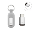 Miniatyrbilde 1 av 5: Universal fjernkontroll adapter mikro type C infrarød blaster telefon sender [DB] Silvery TypeC interface