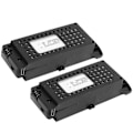 Pikkukuva 2 / 5: S6 G6 -lennokkien RC-lentokoneen 2 kpl 3,7 V 3000 mAh litiumakku 3-in-1-kaapelilla - kannettava RC-akun vaihto {DB}