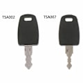 Miniatyrbillede 1 af 4: Multifunktionel Tsa002 007 nøglepose til bagagekuffert told Tsa låsnøgle [DB] TSA007