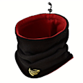 Miniatyrbilde 1 av 5: 1 stk Kaldsikkert Dobbeltbruks Fleece Tykkere Halsduk Og Hette For Utendørs Sykling Og Ski Black&Red