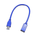 Miniatyrbillede 5 af 5: DB High Speed USB3.0 Forlængerkabel han til hun ledning til forskellige USB-enheder Black 1.5m