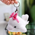 Pikkukuva 2 / 5: Valas-Plush-Avaimenperä Söpö Piirretty Merieläin Plush-Koriste Mini Täytetty Eläin Plush-Nukke Avaimenperä Reppu Koriste Tyttö Parilahja {Db} Black