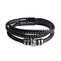 Miniatyrbild 2 av 3: Justerbart armband för män, "Älskar dig för alltid", till manliga gåvor {Db} to husband