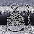 Miniatyrbillede 1 af 4: Syv Ærkeengle Amulet Rustfrit Stål Halskæder Mænd Segl af Salomon Talisman Halskæde Beskyttelse Smykker Krave Hombre_lldxm Db qian A BK 60 BOX