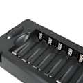 Miniatyrbilde 4 av 4: AA/AAA Batteri Smart Lader 8-spors Nikkel-hydrogen Batterier Lader med USB-port Ny [db] White