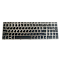 Pikkukuva 1 / 5: Kannettavan tietokoneen näppäimistö taustavalaistu +kehys HP Probook 450 G5 455 G5 470 G5 -näppäimistöille [db] Silver frame