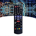 Pikkukuva 5 / 5: N2QAYB000968 Vaihto-ohjain Bluray-levysoittimen kotiteatterijärjestelmälle SC-BTT465 SC-BTT405 SC-BTT105 [DB] Black