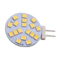 Miniatyrbillede 4 af 5: Varme hvide G4 runde LED-lamper, 2W erstatter 20W base halogenpære, 12V AC/10-30V DC, G4 lyskilde til indbygget underskabsbelysning, 6 stk Db
