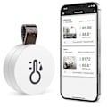 Miniatyrbilde 1 av 5: Trådløst termometer hygrometer, Oria mini bluetooth 5.0 fuktighetstemperatursensor med dataeksport [DB]