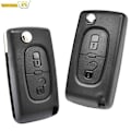 Pikkukuva 2 / 5: Auton Avaimen Kaukosäätimen Kuori 2 Painiketta CE0523 CE0536 Peugeot 308 207 307 3008 5008 807 Citroen C2 C3 C4 C5 C6 C8 [Db] Model 3