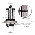 Pikkukuva 2 / 3: 2 kpl 9006 H4 Hb4 H7 H8 H9 H11 Universal Auto Rgb Atmosphere Lamp 5050 Led Lights Kaukosäätimellä (FW) HB4 9006