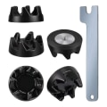 Miniatyrbillede 1 af 5: 6 pakker 9704230 Blender kobling Blender kobling udskiftningsdele med 1 nøgle kompatibel kompatibel Kitchen Aid Wp9704230vp Wp9704230  [dB}
