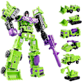 Miniatyrbillede 1 af 5: G1 Transformed Constructicon Devastator Sæt 6 i 1 100% Komplette Figurer [DB] Green