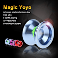 Miniatyrbillede 2 af 5: Professionel magisk yoyo T5 Overlord aluminiumlegering metal yoyo 8 kuglelejer med snor til børn søblå Db