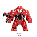 Miniatyrbillede 4 af 5: 6 stk. Venom Big Minifigures Byggesæt Legetøj Sæt Actionfigurer Høj Kvalitet Db