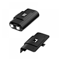 Miniatyrbillede 5 af 5: Play And Charge Kit til Xbox Series X Controller med 1100mAh Genopladeligt Batteri - 2 Pakker [DB] Black*2